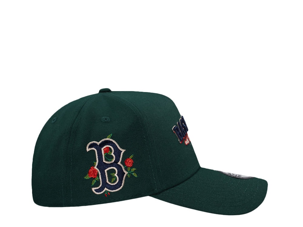 New Era Boston Red Sox Dark Green Prime Edition 9Forty A Frame Snapback Cap