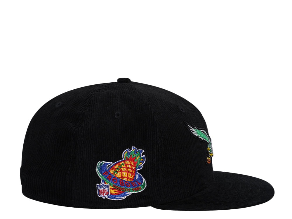 New Era Philadelphia Eagles Pro Bowl 1998 Black Corduroy Edition 59Fifty Fitted Cap