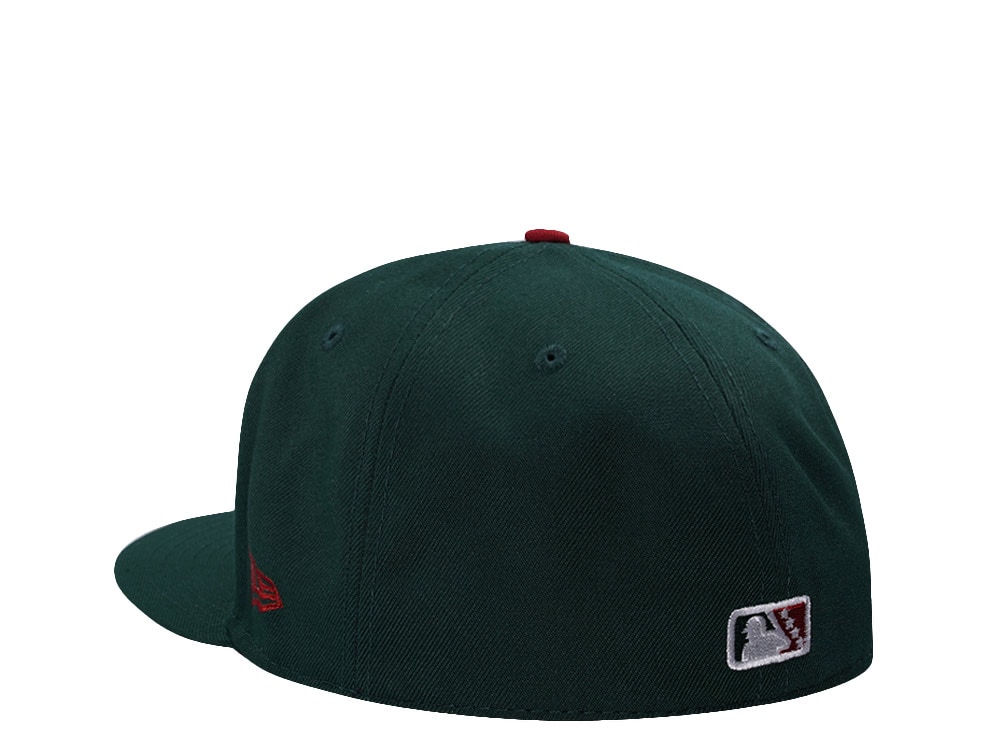 New Era Tulsa Drillers Dark Green Prime Edition 59Fifty Fitted Cap