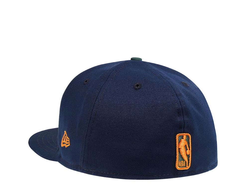 New Era Utah Jazz Deep Blue Prime Edition 59Fifty Fitted Cap