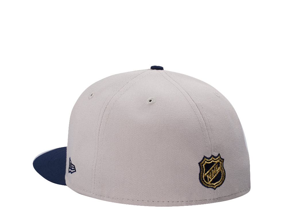 New Era Chicago Blackhawks 100th Anniversary Stone Two Tone Edition 59Fifty Fitted Cap