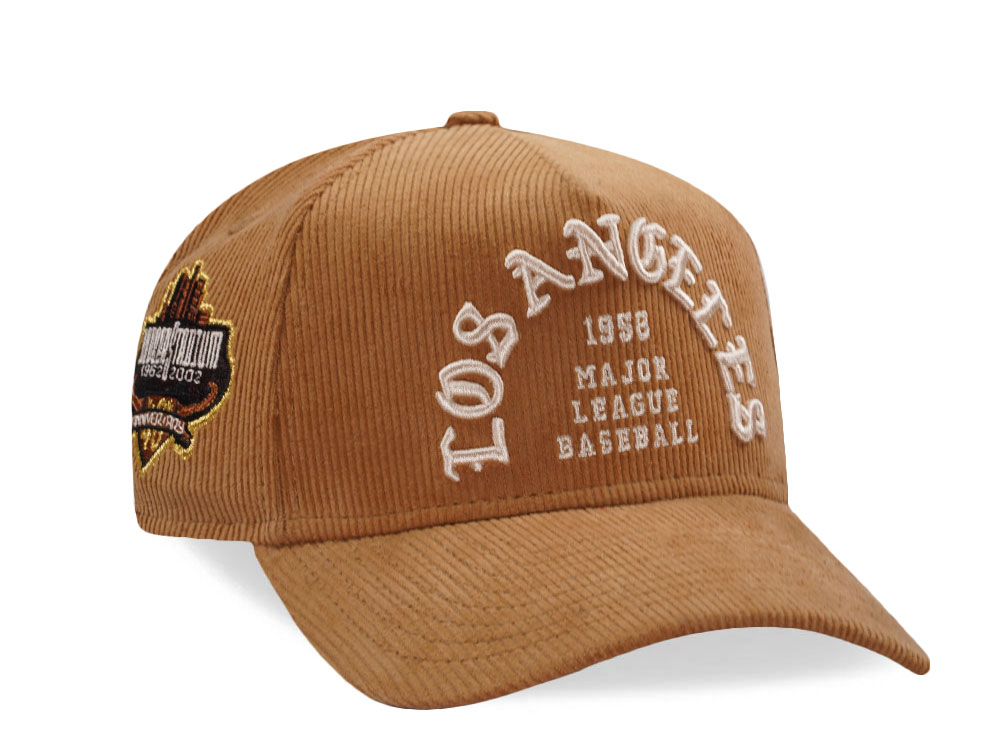 New Era Los Angeles Dodgers Stadium Anniversary Corduroy Prime Edition 9Forty A Frame Snapback Cap