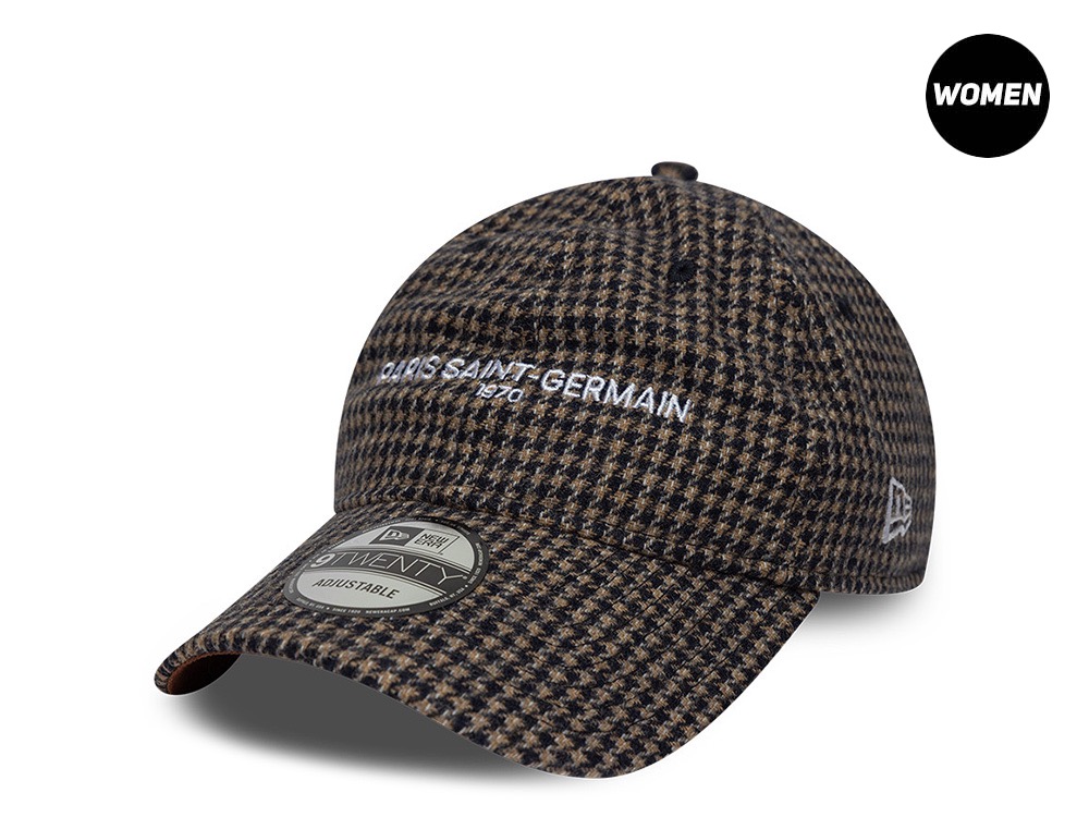 New Era Paris Saint Germain Houndstooth Edition Womens 9Twenty Adjustable Cap