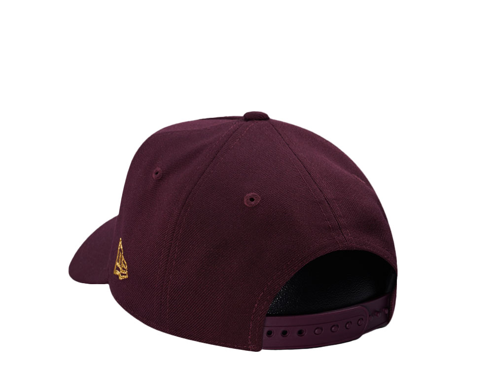 New Era Chicago Bulls 6x Champs Maroon Prime Edition 9Forty A Frame Snapback Cap