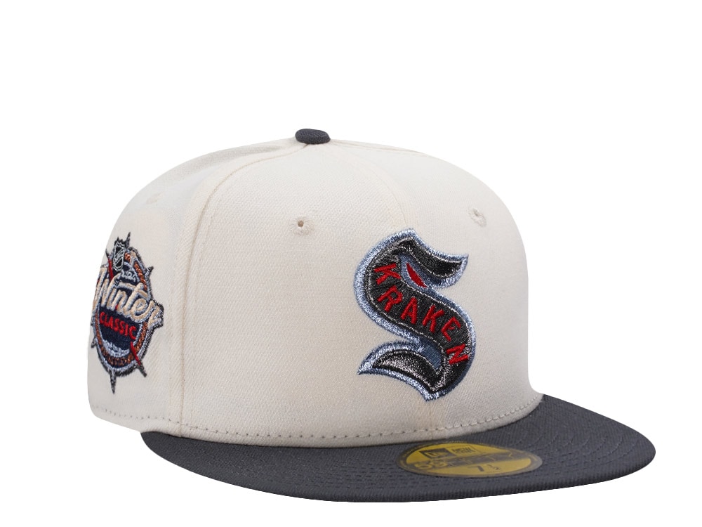 New Era Seattle Kraken Winter Classic Chrome Two Tone Edition 59Fifty Fitted Cap