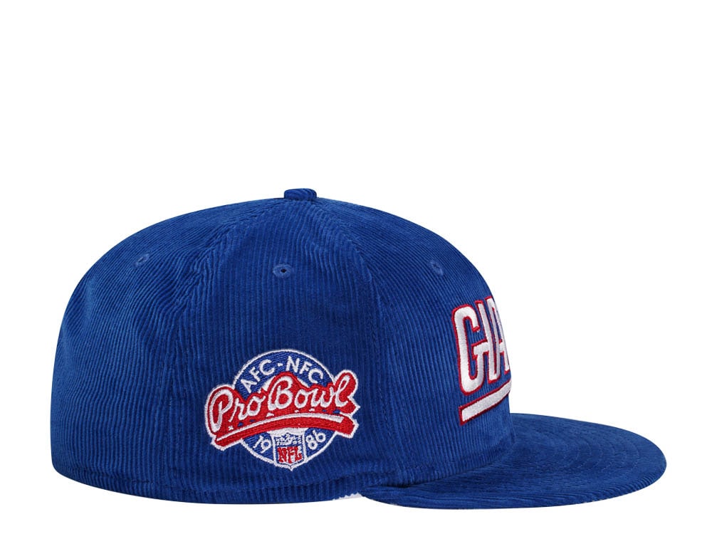 New Era New York Giants Pro Bowl 1986 Throwback Cord Edition 59Fifty Fitted Cap