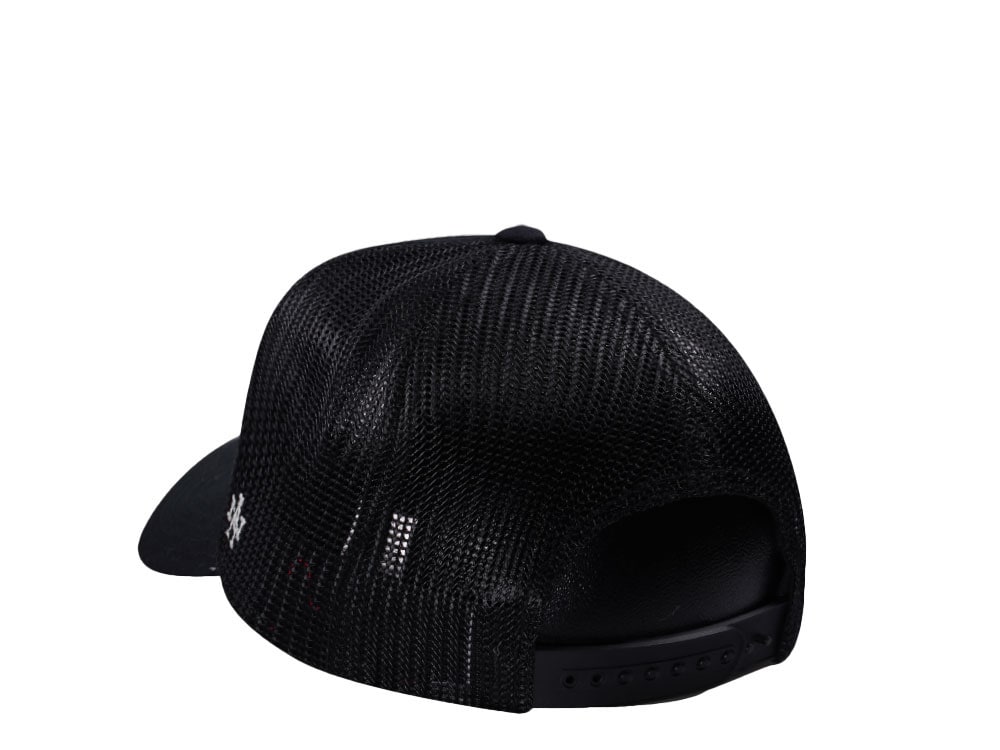 American Needle Miller High Life Black Valin Edition Trucker Snapback Cap