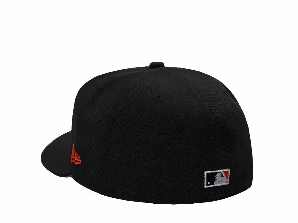 New Era Baltimore Orioles 30th Anniversary Black Prime Edition 59Fifty Pre Curved Fitted Cap