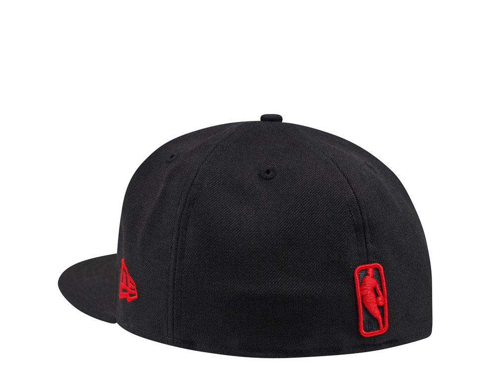 New Era Chicago Bulls Red Pop Edition 59Fifty Fitted Cap
