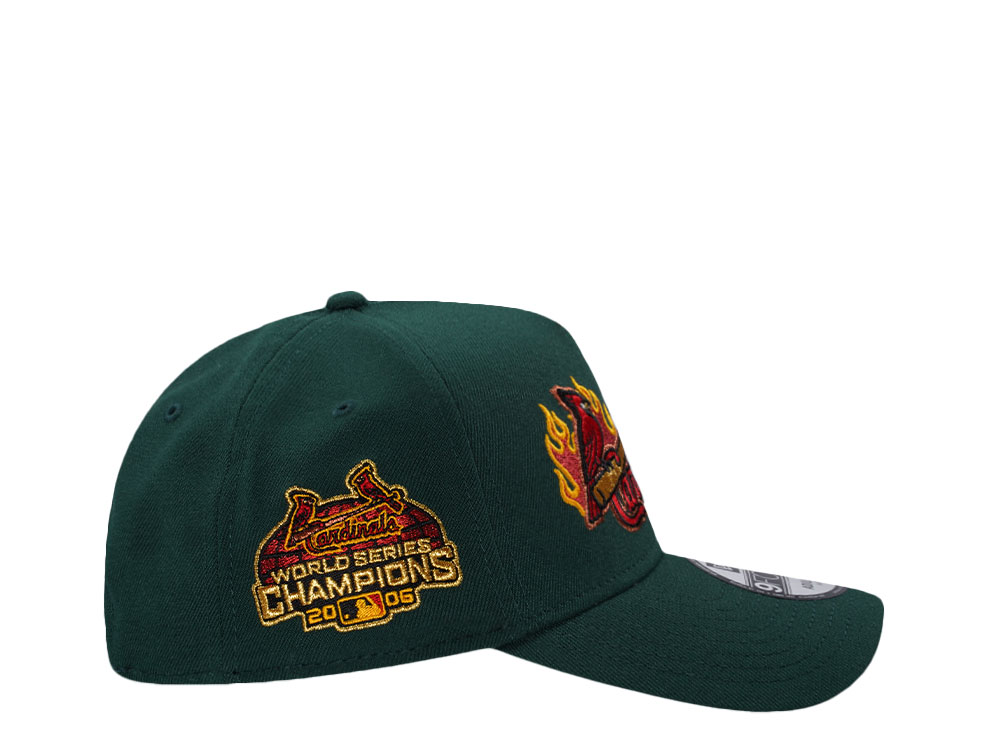 New Era St. Luis Cardinals World Series Champions 2006 Green Classic Edition 9Forty A Frame Snapback Cap