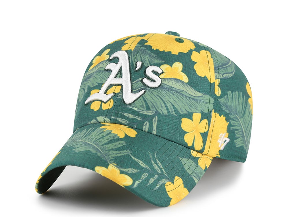 47 Brand Oakland Athletics Beach Side Green Clean Up Strapback Cap