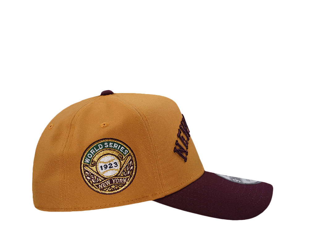 New Era New York Yankees World Series 1923 Panama Two Tone Edition 9Forty A Frame Snapback Cap