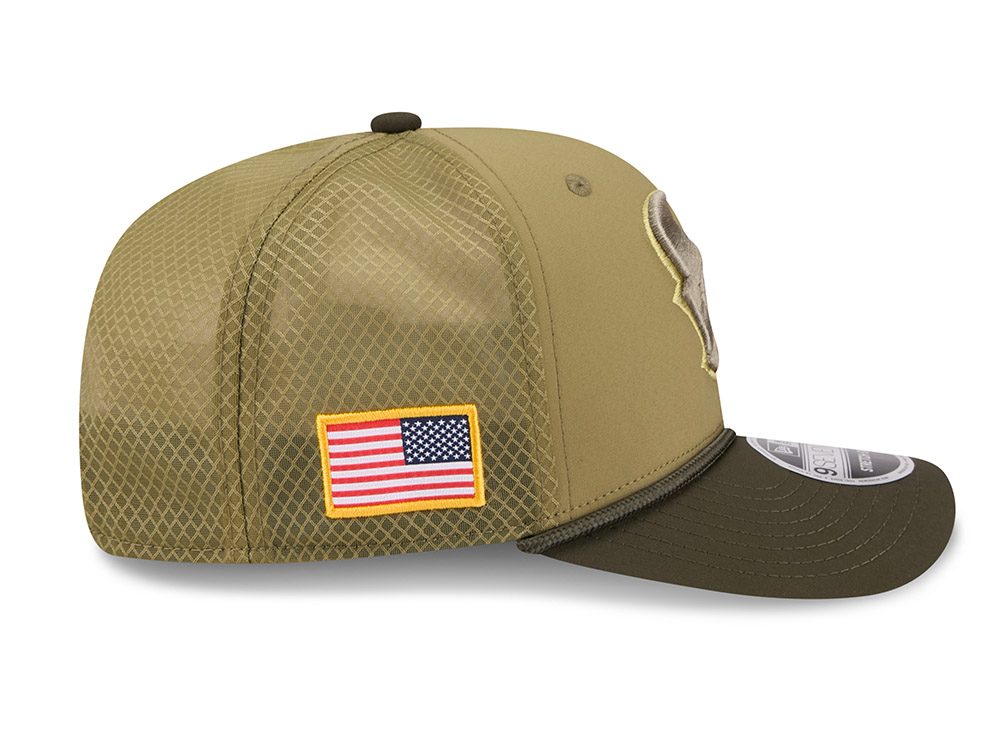New Era Houston Texans Salute To Service 2025 9Seventy Snapback Cap