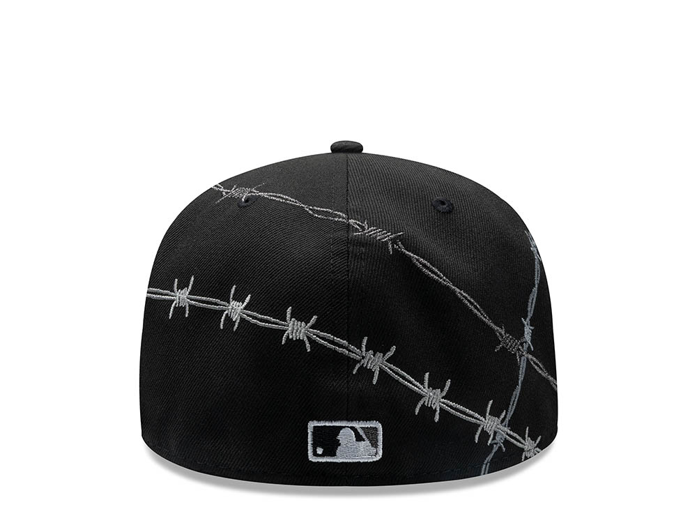 New Era Los Angeles Dodgers Barbwire Black Prime Edition 59Fifty Fitted Cap