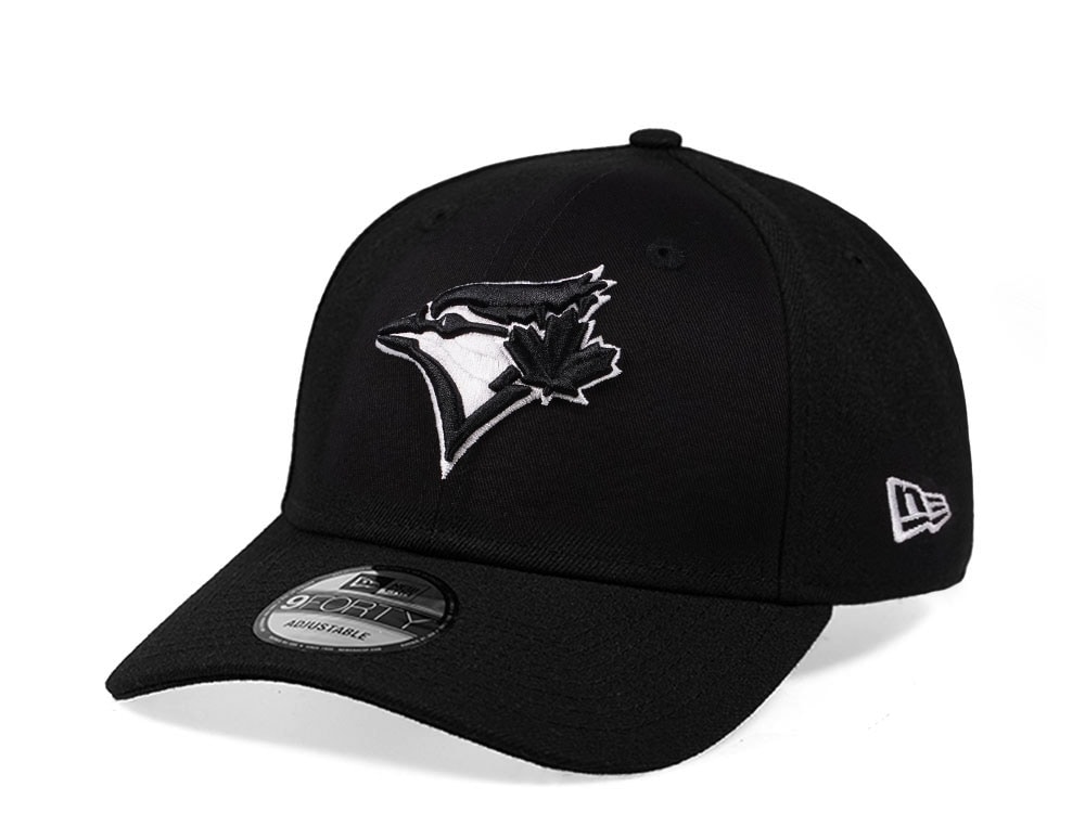 New Era Toronto Blue Jays Black and White Edition 9Forty Snapback Cap