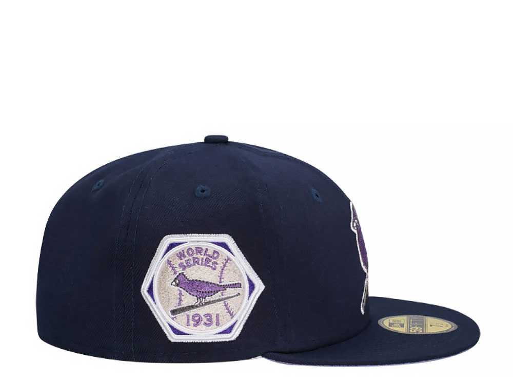 New Era St. Louis Cardinals World Series 1931 Ocean Purple Edition 59Fifty Fitted Cap