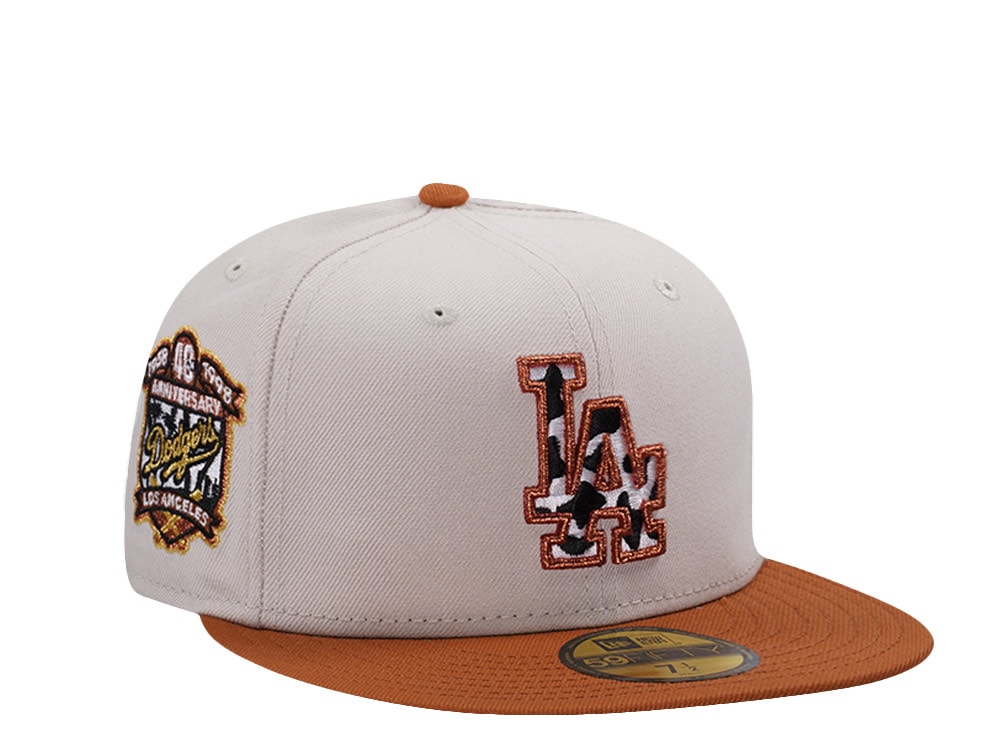 New Era Los Angeles Dodgers 40th Anniversary Stone Two Tone Edition 59Fifty Fitted Cap