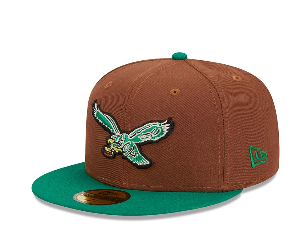 New Era Philadelphia Eagles Pro Bowl Honolulu 1987 Harvest Two Tone Edition 59Fifty Fitted Cap