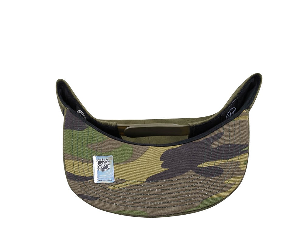 47Brand Chicago Blackhawks Sandalwood Ballpark Camo Captain Captain MVP Snapback Cap