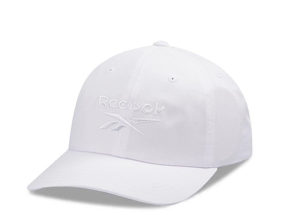 Reebok Logo White Strapback Cap