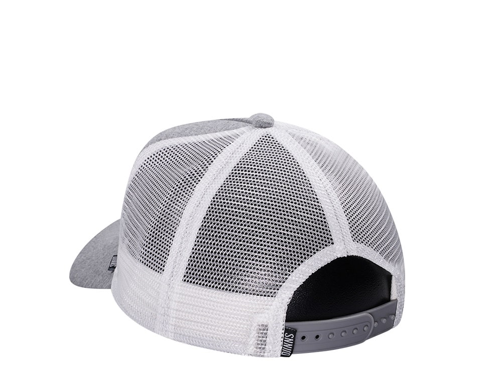 Djinns Jersey Gray White Trucker Snapback Cap