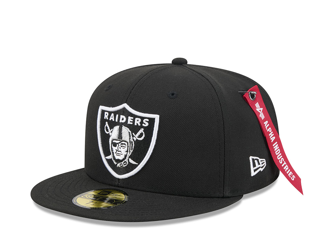New Era Alpha Industries Las Vegas Raiders Navy Prime Edition 59Fifty Fitted Cap