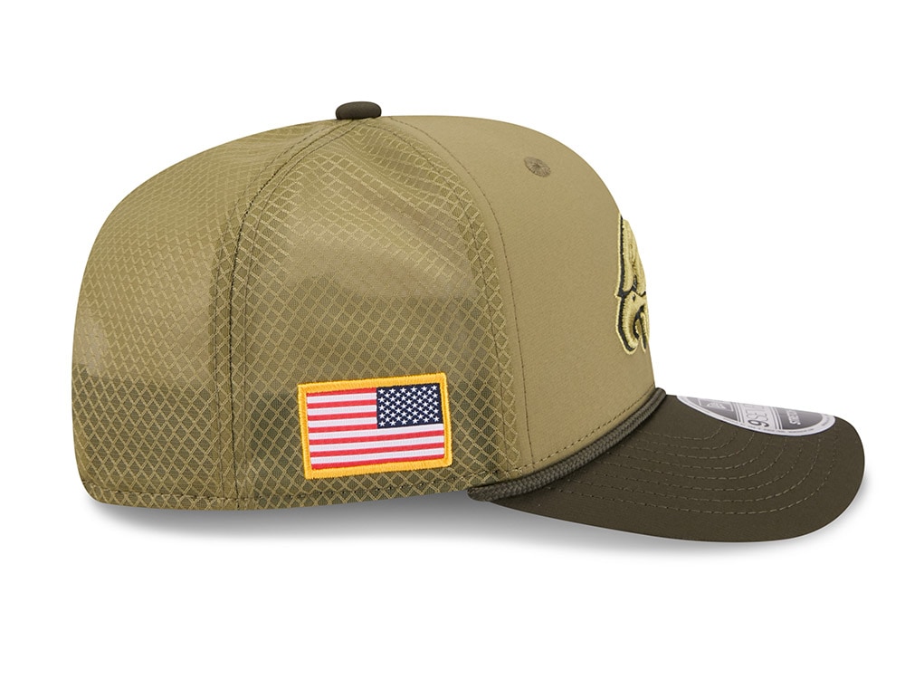 New Era Philadelphia Eagles Salute To Service 2025 9Seventy Snapback Cap