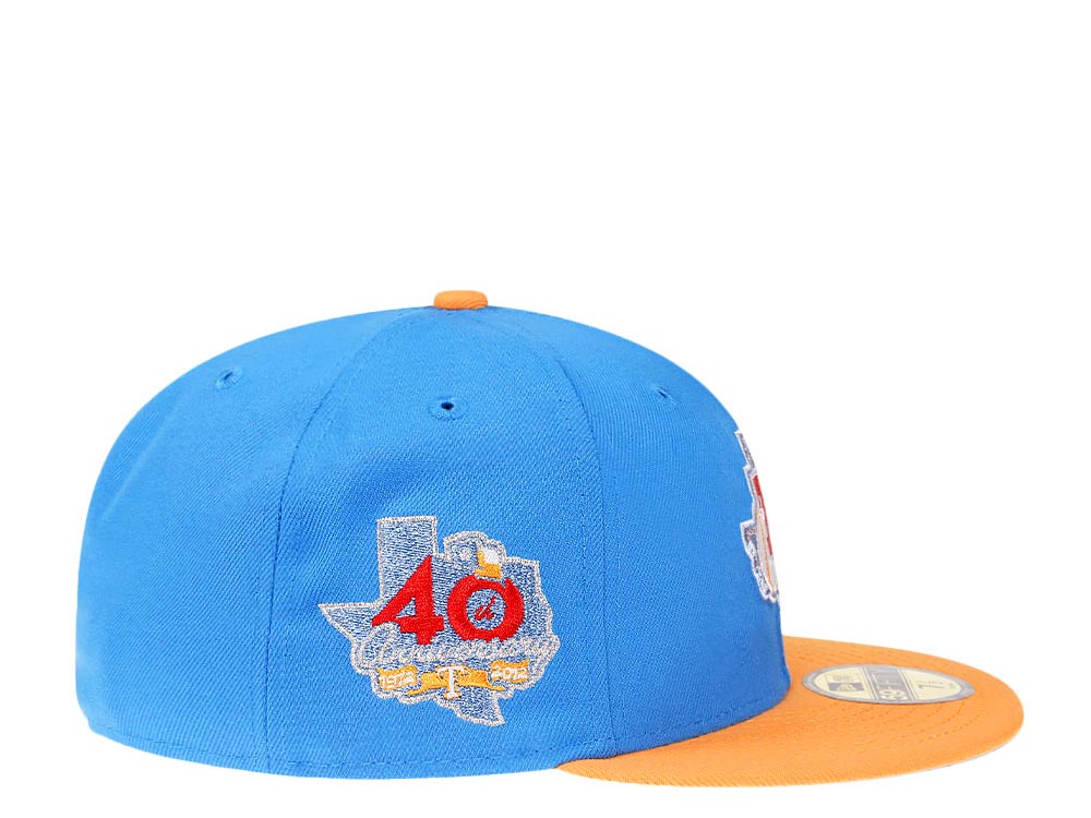 New Era Texas Rangers 40th Anniversary Ice Two Tone Prime Edition 59Fifty Fitted Cap