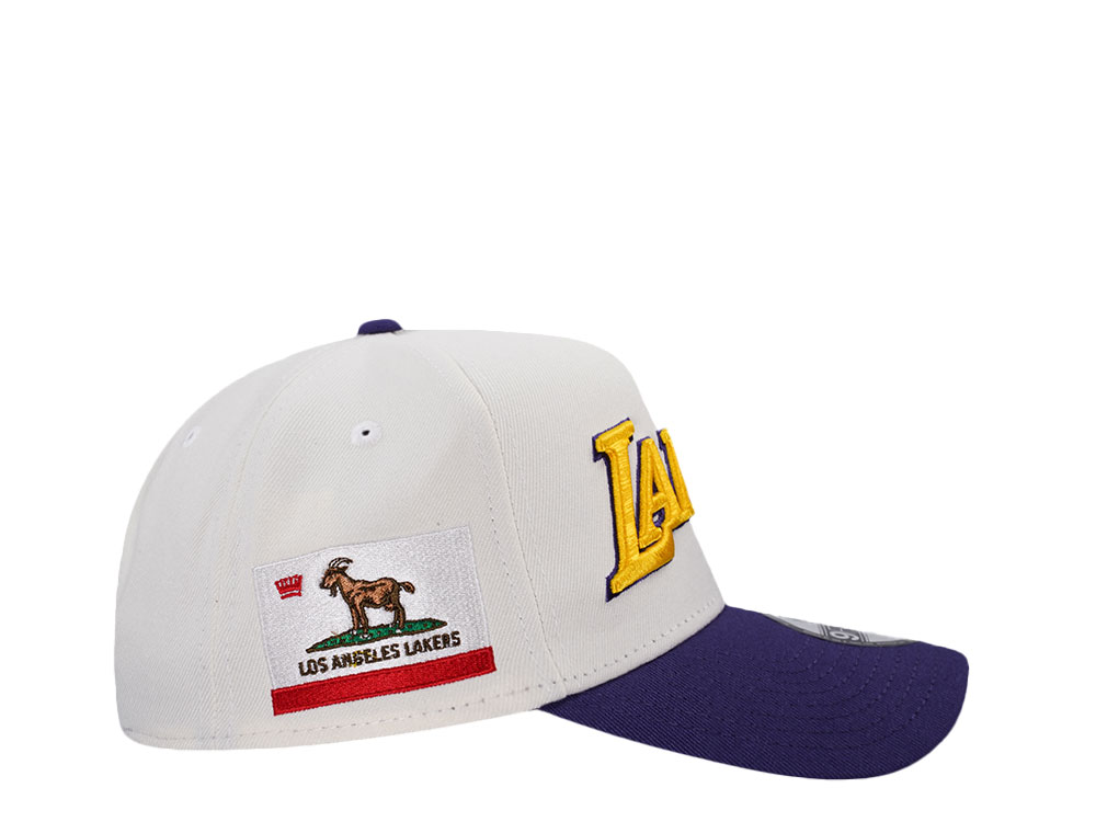 New Era Los Angeles Lakers Goat Two Tone Edition 9Forty A Frame Snapback Cap