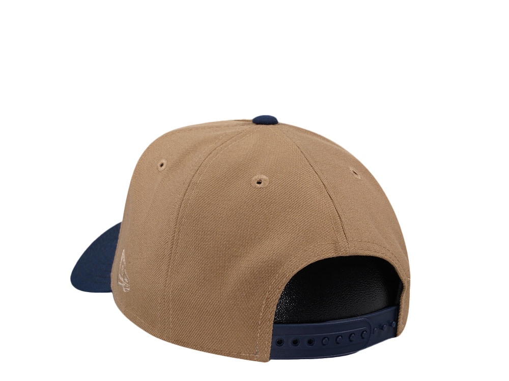 New Era New England Patriots Khaki Two Tone Edition 9Forty A Frame Snapback Cap