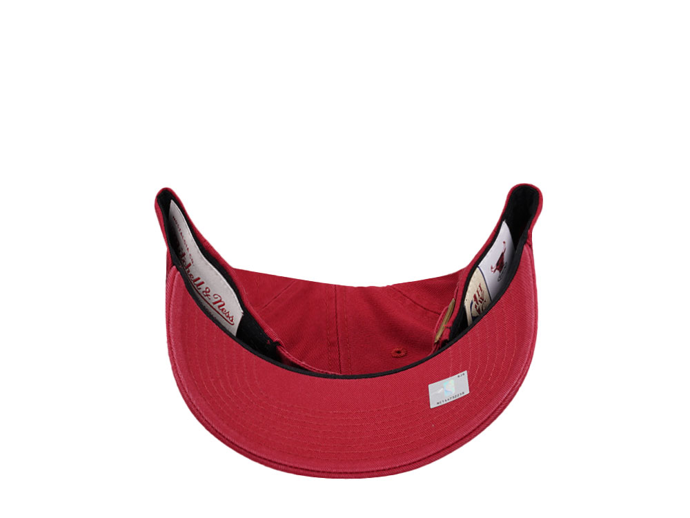Mitchell & Ness Atlanta Hawks Golden Hour Glaze Red Dadhat Strapback Cap