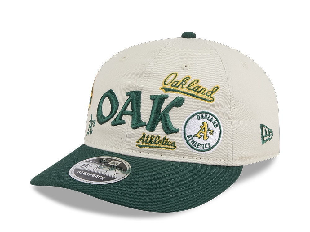 New Era Oakland Athletics Scatter Edition 9Fifty Retro Crown Snapback Cap
