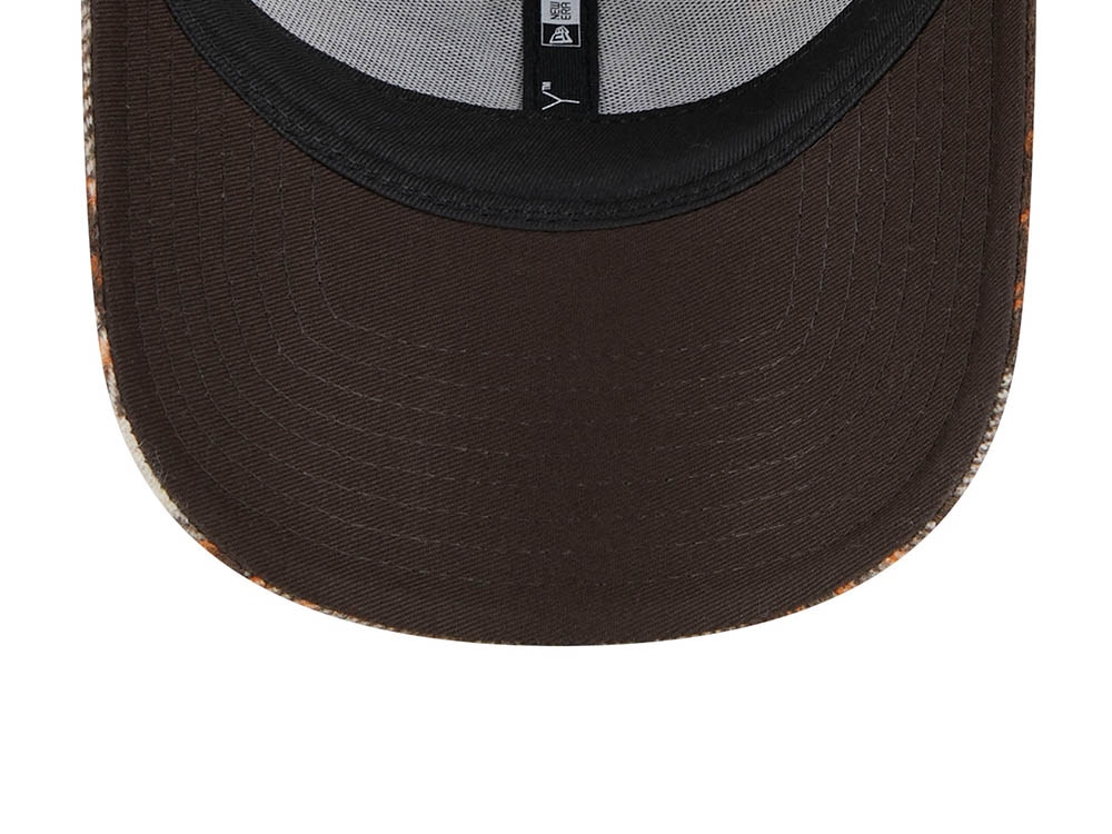 New Era New York Yankees Checkered Brown 9Forty Strapback Cap