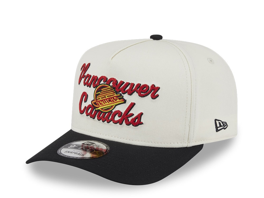 New Era Vancouver Canucks Chainstitch 9Fifty A Frame Snapback Cap