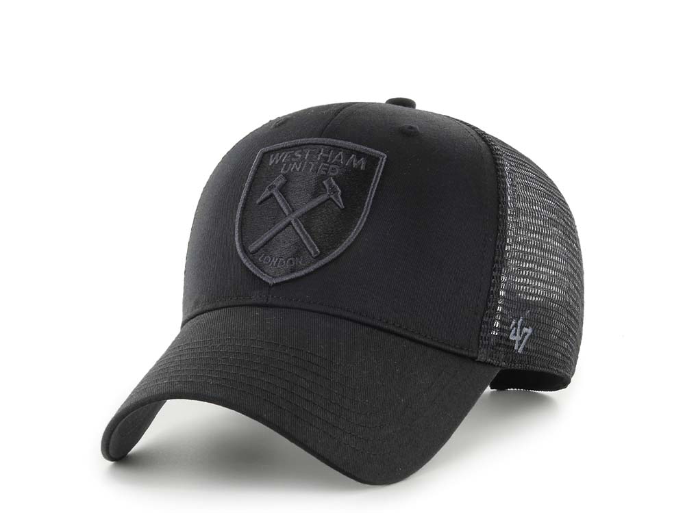 47Brand West Ham UFC Black Branson Trucker MVP Snapback Cap
