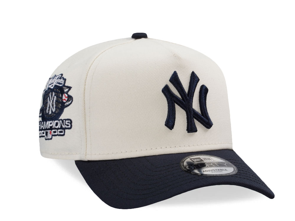 New Era New York Yankees World Series 2000 Champions Two Tone Edition 9Forty A Frame Snapback Cap
