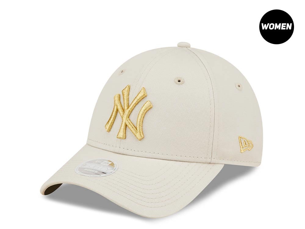 New Era New York Yankees Metallic Logo Womens 9Forty Strapback Cap