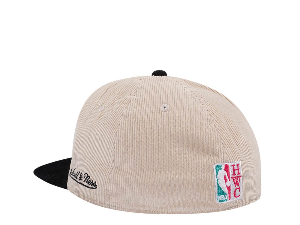 Mitchell & Ness Vancouver Grizzlies Inaugural Season 96 Two Tone Hardwood Classic Cord Edition Dynasty Fitted Cap