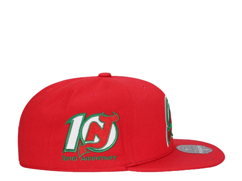 Mitchell & Ness New Jersey Devils 10th Anniversary Vintage Edition Dynasty Fitted Cap
