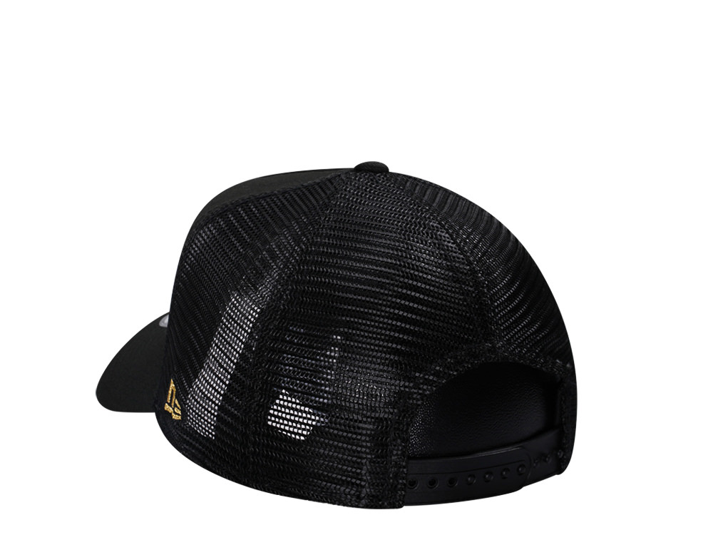 New Era New York Yankees Classic Black Trucker A Frame 9Forty Snapback Cap
