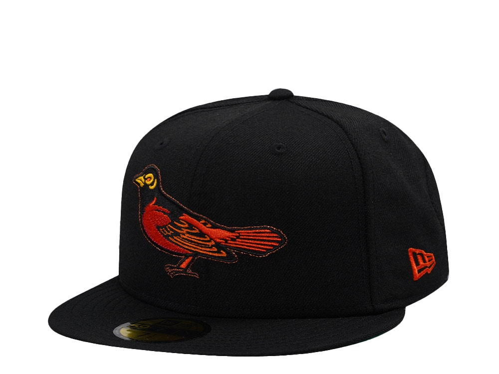 New Era Baltimore Orioles Wool Black Prime Edition 59Fifty Fitted Cap