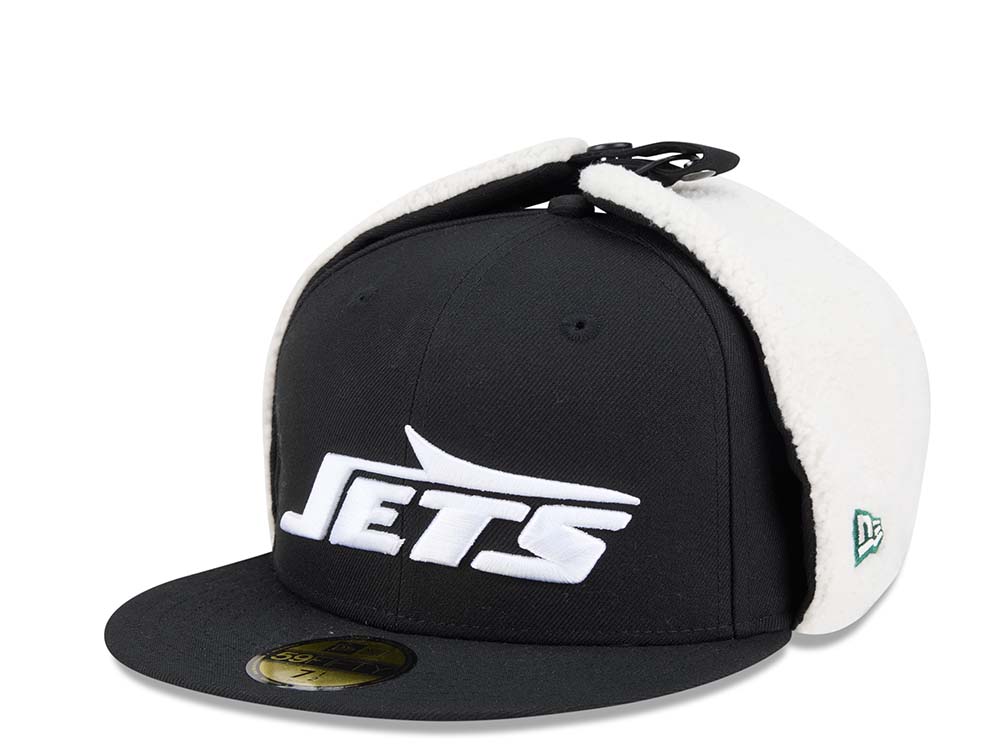 New Era New York Jets Classic Black 59Fifty Dogear Fitted Cap
