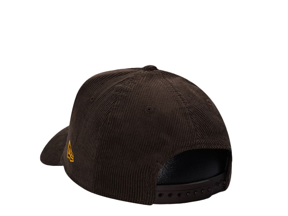 New Era Los Angeles Rams 40th Anniversary Walnut Corduroy Edition 9Forty A Frame Snapback Cap