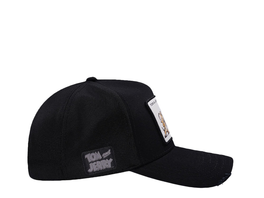 Capslab Tom & Jerry Black Trucker Snapback Cap