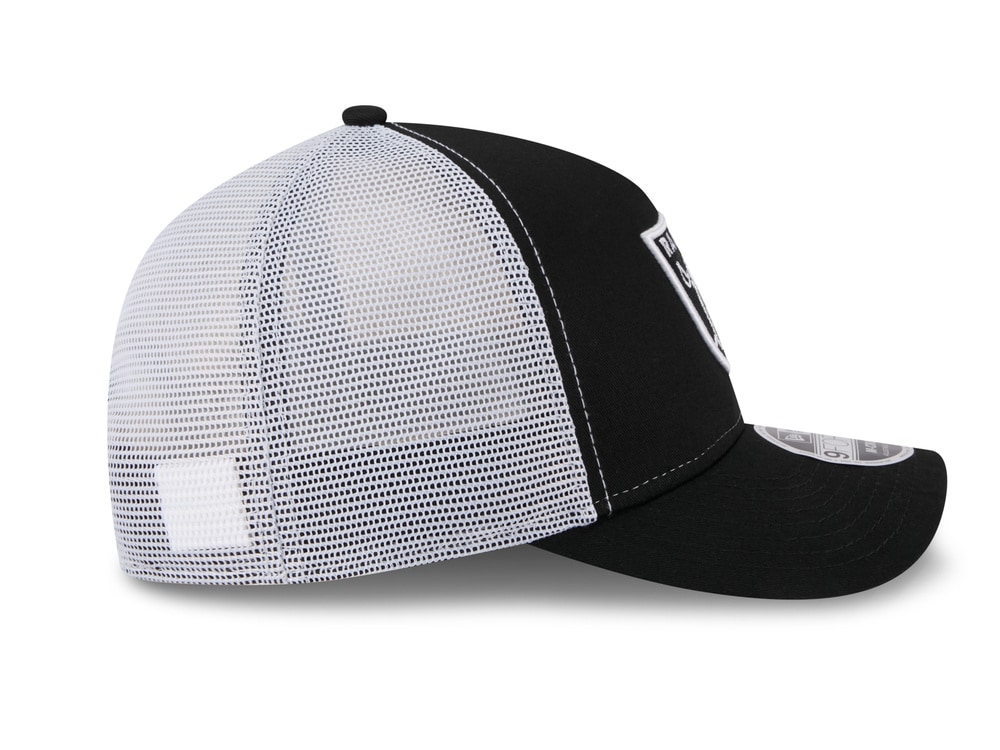 New Era Las Vegas Raiders Official Team Color Edition 9Forty M Crown A Frame Trucker Snapback Cap