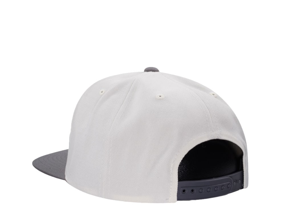 Brixton Supply Logo White Snapback Cap