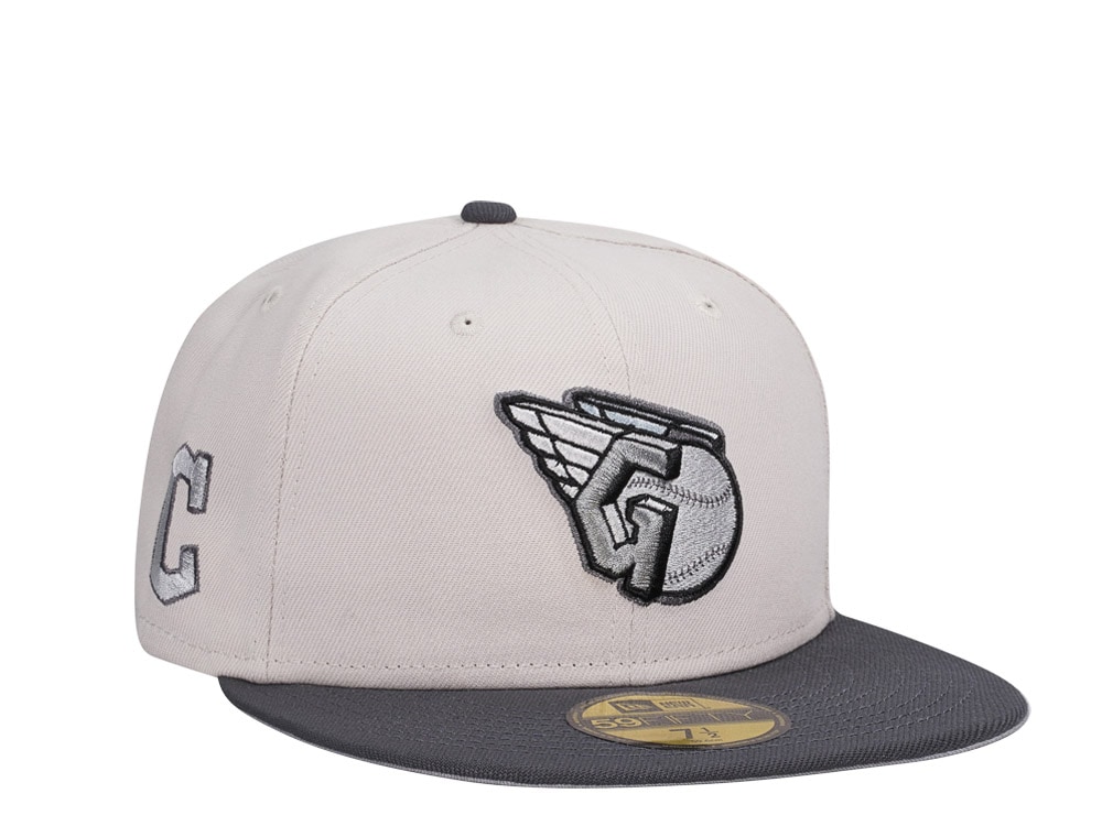 New Era Cleveland Guardians Graphite Shine Prime Edition 59Fifty Fitted Cap