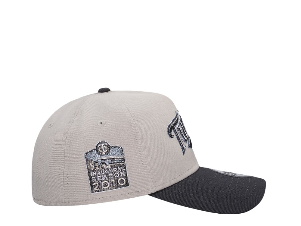 New Era Minnesota Twins Inaugural Season 2010 Metallic Two Tone Edition 9Forty A Frame Snapback Cap