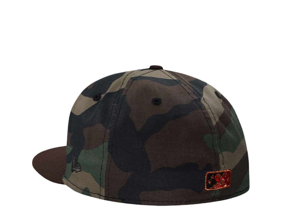 New Era Toledo Mud Hens Camo Copper Two Tone Edition 59Fifty Fitted Cap