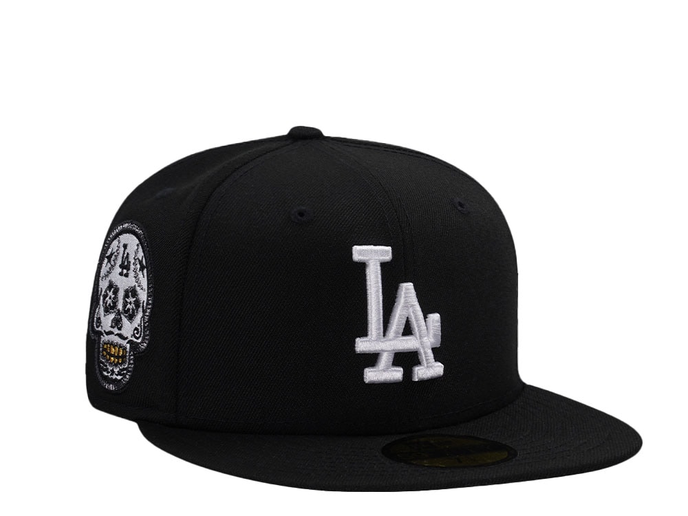 New Era Los Angeles Dodgers Skull Black Prime Edition 59Fifty Fitted Cap